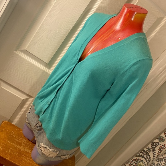 GAP Turquoise Green Cardigan - Picture 4 of 10